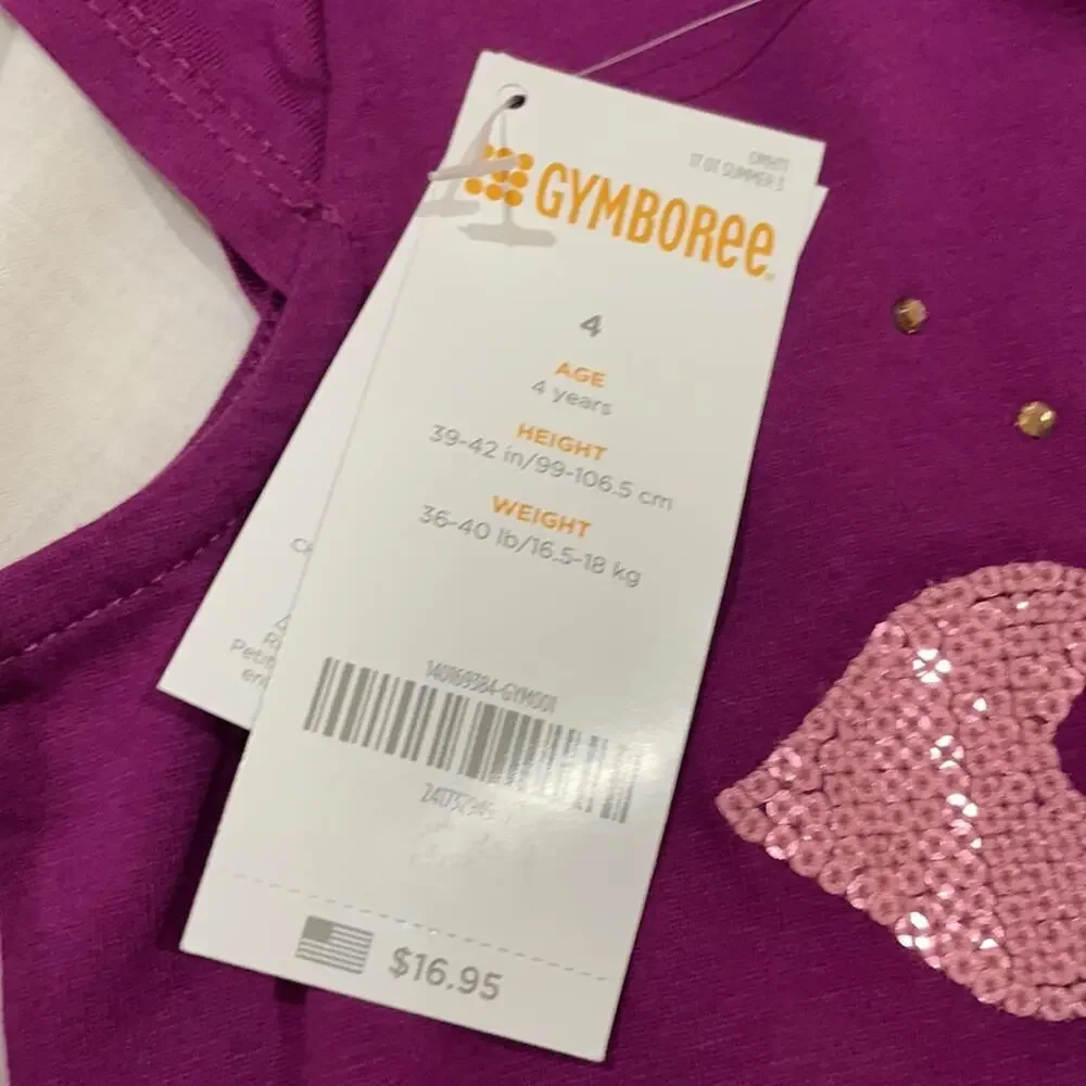 Gymboree 4 shorts with 2 t’s set NWT